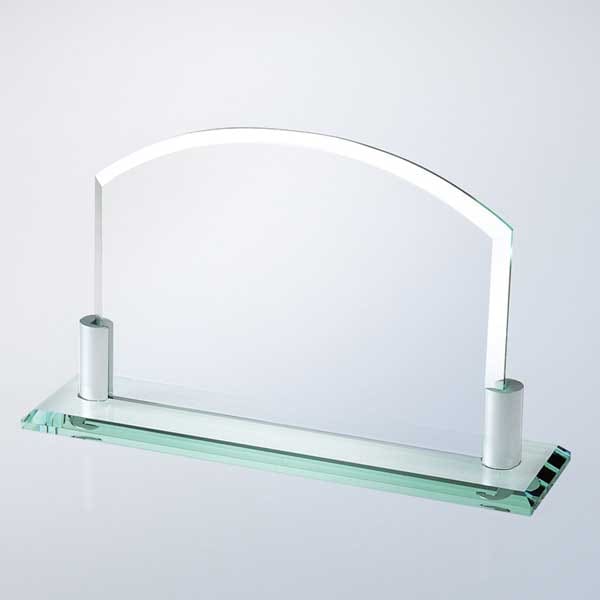 Crystal Glass Beveled Arch Horizontal