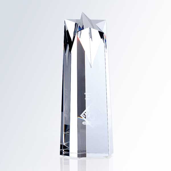 Crystal Glass Star Obelisk