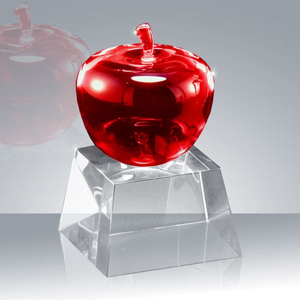 Glass Crystal Apple