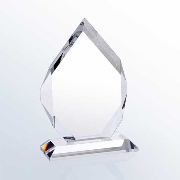 Crystal Glass Award Trophy Classical Diamond