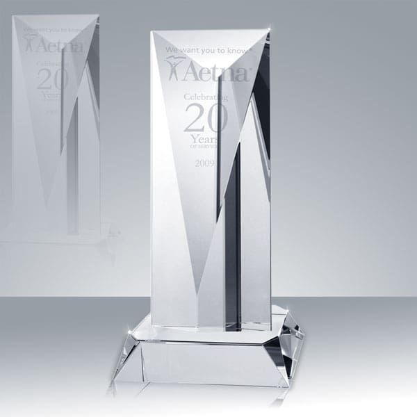 Crystal Glass Super Goldwell Tower